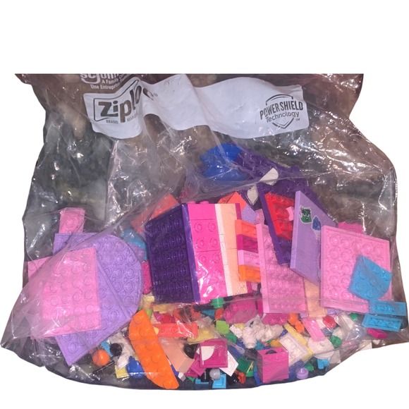 Large Lot LEGO Elves Building Blocks Pink Purple Blue Bulk Bricks - Picture 1 of 1